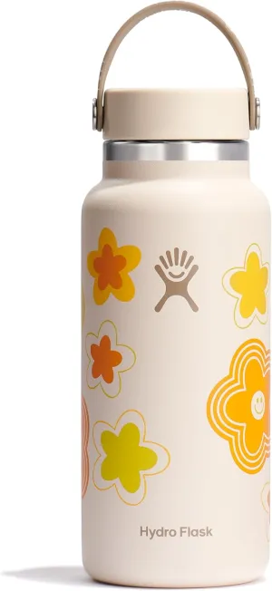 Hydro Flask 32 Oz Wide Flex Cap Happy Days Le