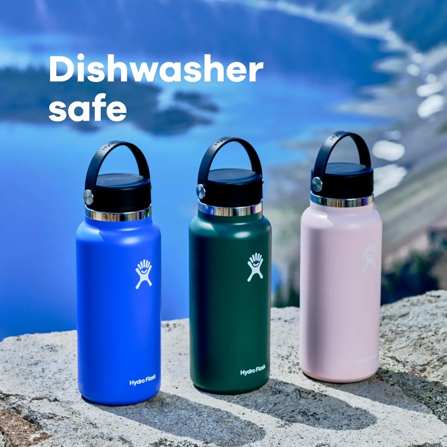 Hydro Flask 32 Oz Wide Flex Cap Happy Days Le
