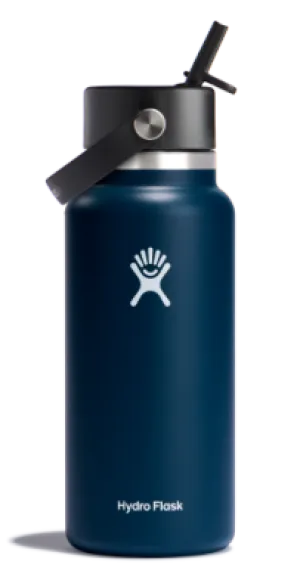 Hydro Flask 32 oz Wide Mouth with Flex Straw Cap
