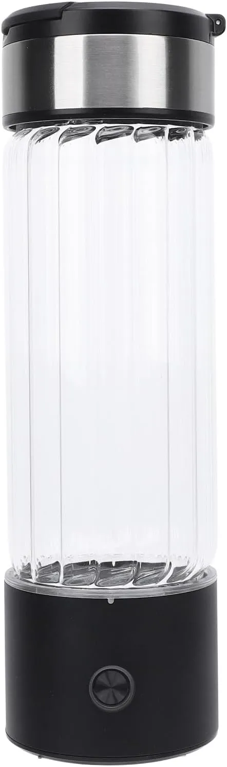 Hydrogen Water Bottle 460mL Capacity, Generator with SPE PEM Technology 1400ppb, Portable for Home, with Unique Design, Suitable for On the Go