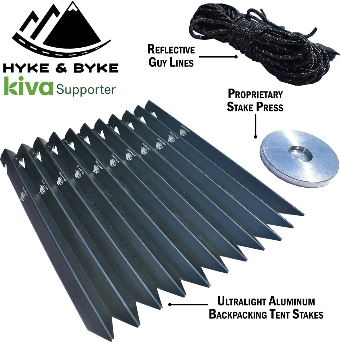 Hyke & Byke Zion Hiking & Backpacking Tent - 3 Season Ultralight, Waterproof Tent for Camping w/Rain Fly and Footprint - 1 Person - Orange