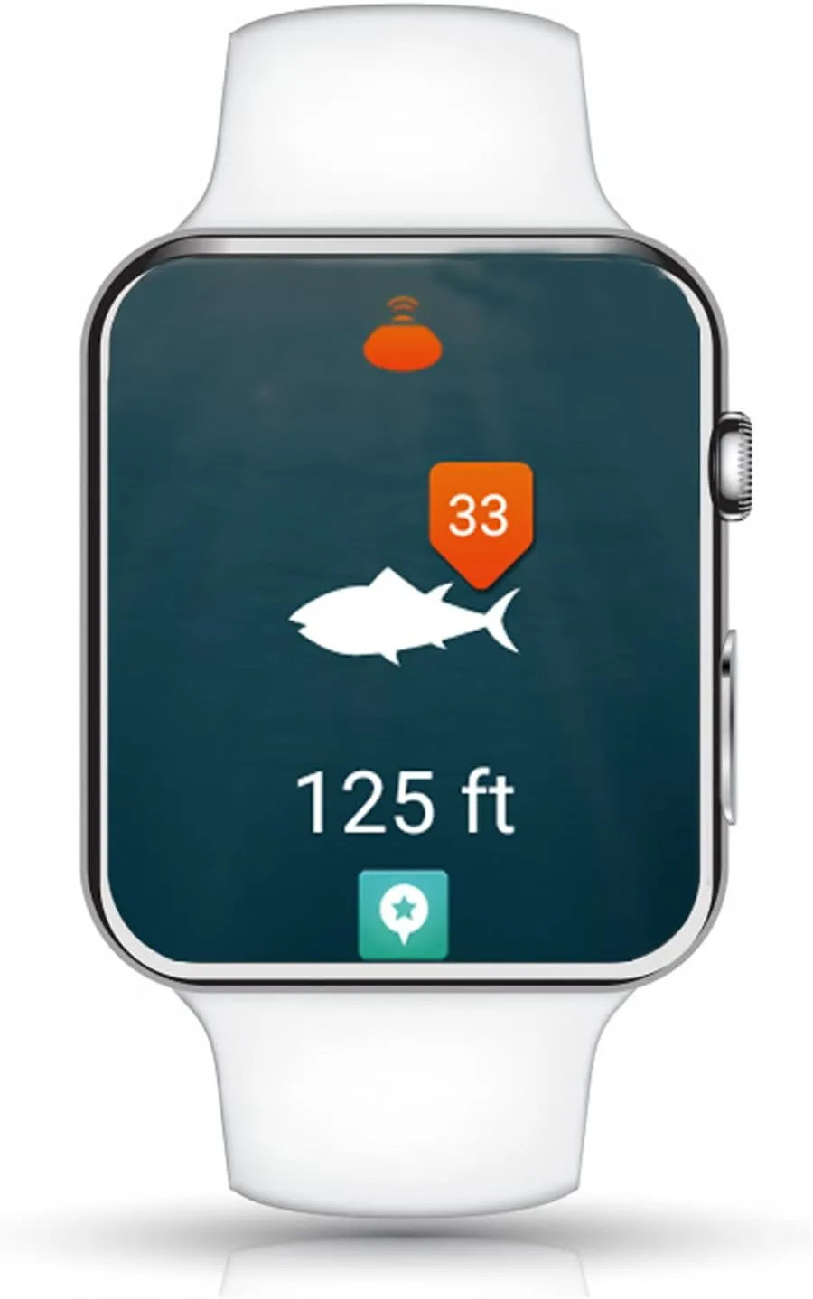iBobber portable wireless bluetooth fish finder depth finder with depth range of 135 feet 10  hrs battery life with IOS & Android App Wireless and Watch App