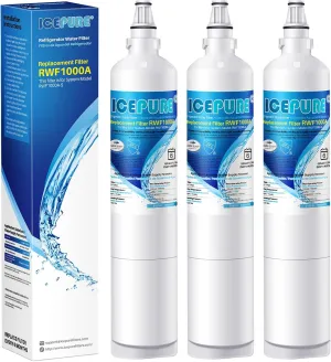 ICEPURE 5231JA2006A Replacement for LG LT600P, KENMORE 9990, 5231JA2006B, KENMORECLEAR 46-9990, 5231JA2006A-S, WFC2001, LSC27931ST, LFX25960ST, FML-2,RWF1000A Refrigerator Water Filter 3PACK