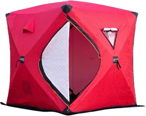 Inflatable Tents for Camping, Portable 2~4 Person Blow Up Air Tent, Waterproof Windproof Easy Setup Large Family Tent with 2 Doors, 6