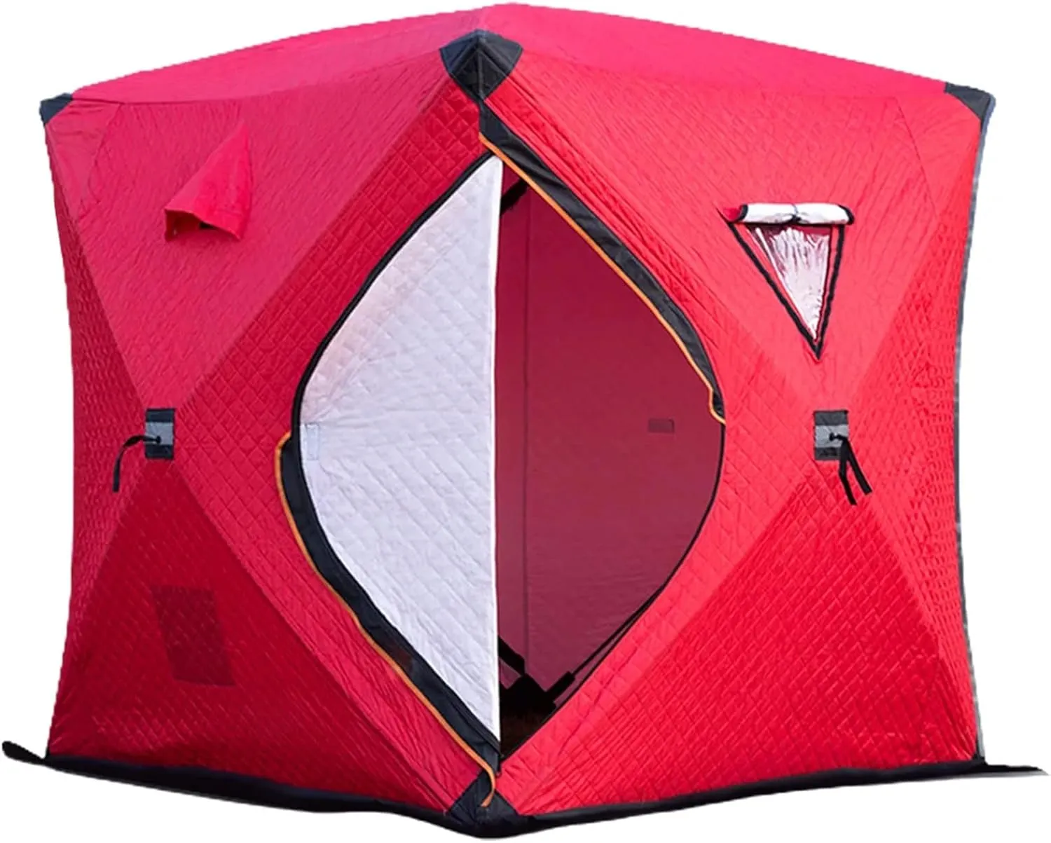 Inflatable Tents for Camping, Portable 2~4 Person Blow Up Air Tent, Waterproof Windproof Easy Setup Large Family Tent with 2 Doors, 6