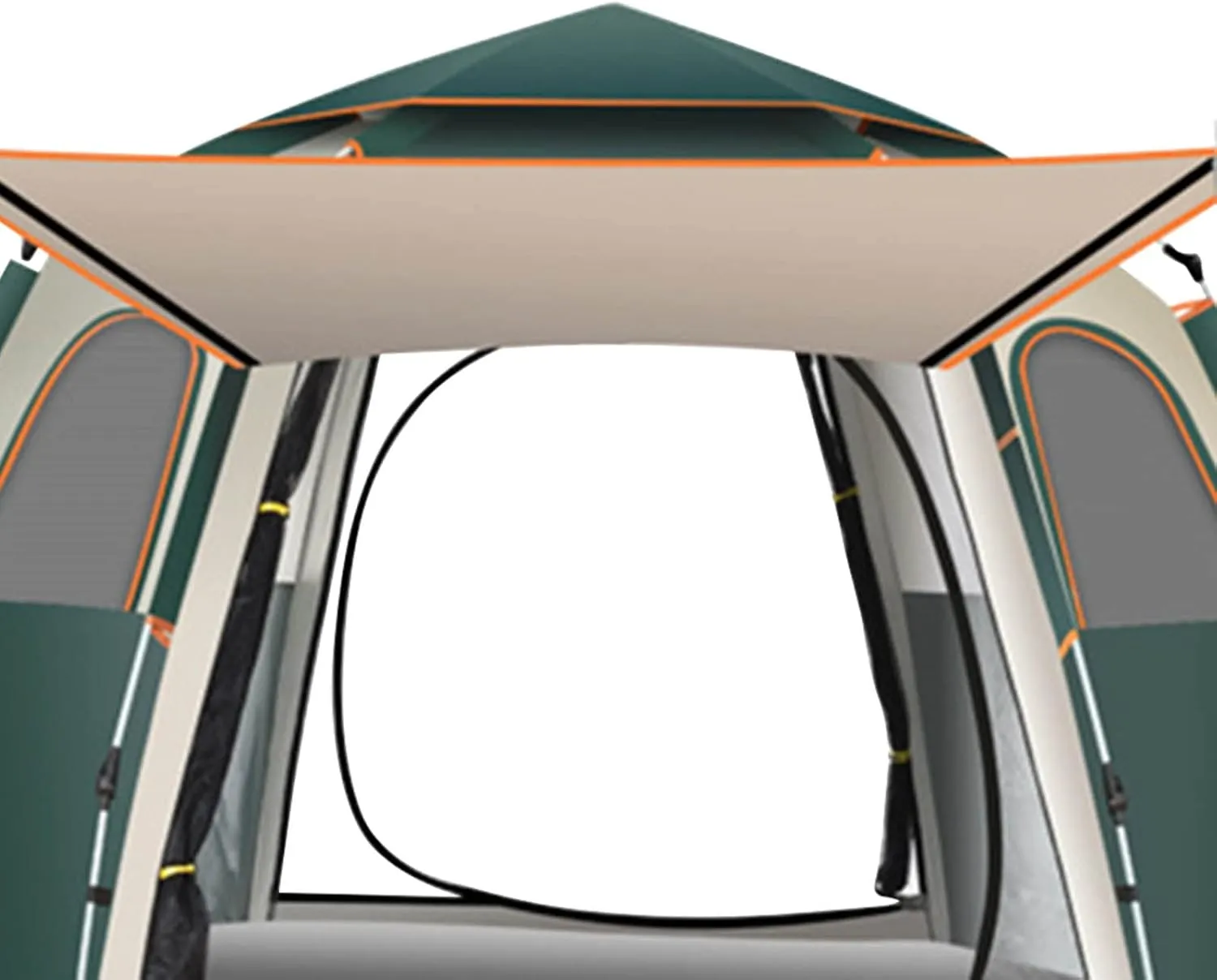 Instant Up Tents for Camping, Outdoor Easy Set Up Automatic Family Travel Tent, Waterproof Oxford Cloth Double Layer Family Tent for Hiking Traveling Backpacking