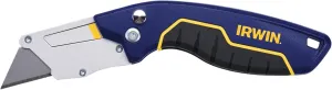 IRWIN Utility Knife, Push And Flip Pro Foldable (IWHT10578)