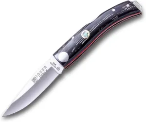 Joker "Ibérica NO138 Sports Folding Knife, 2.95-inch MOVA Blade with Serrated Spine, Fishing, Hunting, Camping, and Hiking Tool. (BUFFALO HORN)
