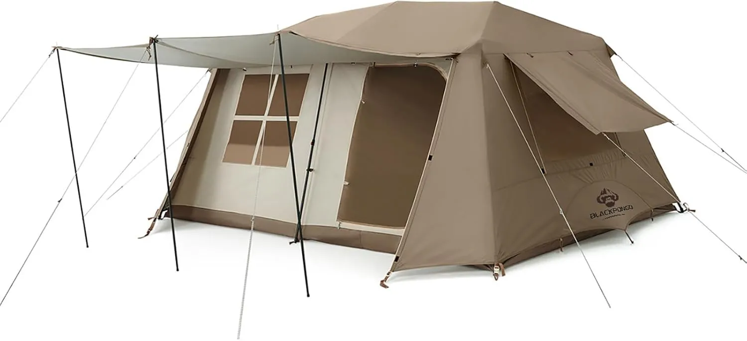 Jupiter 5/6/13 Outdoor Camping Tent for 4/6/8 People, Fully Automatic Quick Opening, for Outdoor Picnic, Park & Family Use, Silver Coated Sunscreen & Waterproof