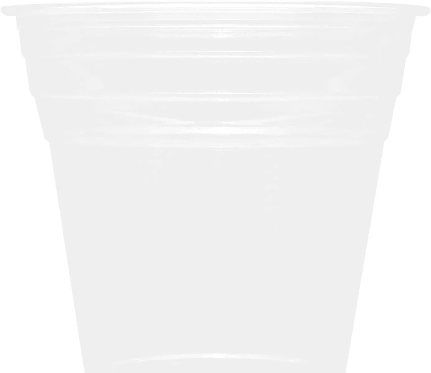 Karat [1,000 ct] 12oz Plastic Cups, Clear Disposable Cold Cups for Iced Coffee, Smoothies, Cocktail, and Water, 98mm