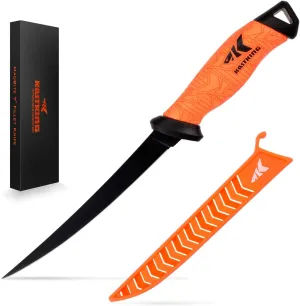 KastKing Fillet Knife and Bait Knife, Razor Sharp G4116 German Stainless-Steel Blade 5" - 12", Professional Level Knives for Filleting and Boning, Non-Slip Handles, Includes Protective Sheath