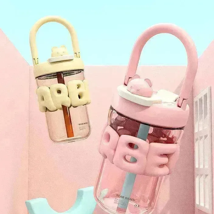 Kawaii Typographic Tritan Bottle (520 ml)