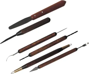 Kemper Ceramic Tool Set, Assorted Sizes, Set of 7