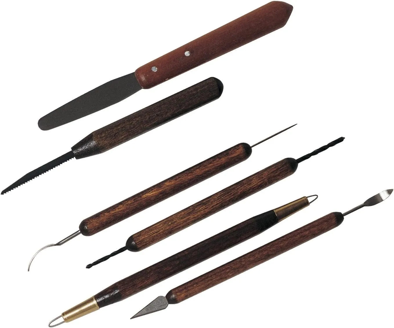 Kemper Ceramic Tool Set, Assorted Sizes, Set of 7