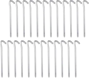 KESYOO 30pcs Heavy Duty Tent Stakes Lightweight Aluminum Ground Anchors Secure Beach Camping Tent
