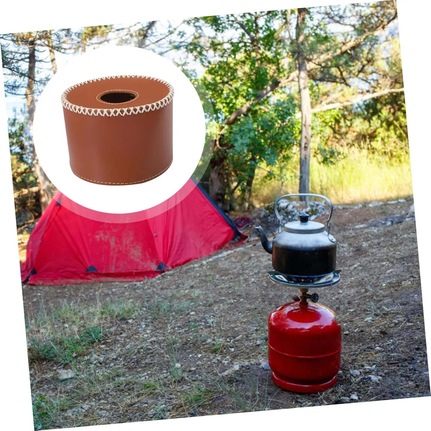 KESYOO Gas Tank Protector Camping Outdoor Waterproof Canister Propane Covers Can Gas Tank Protective Cover