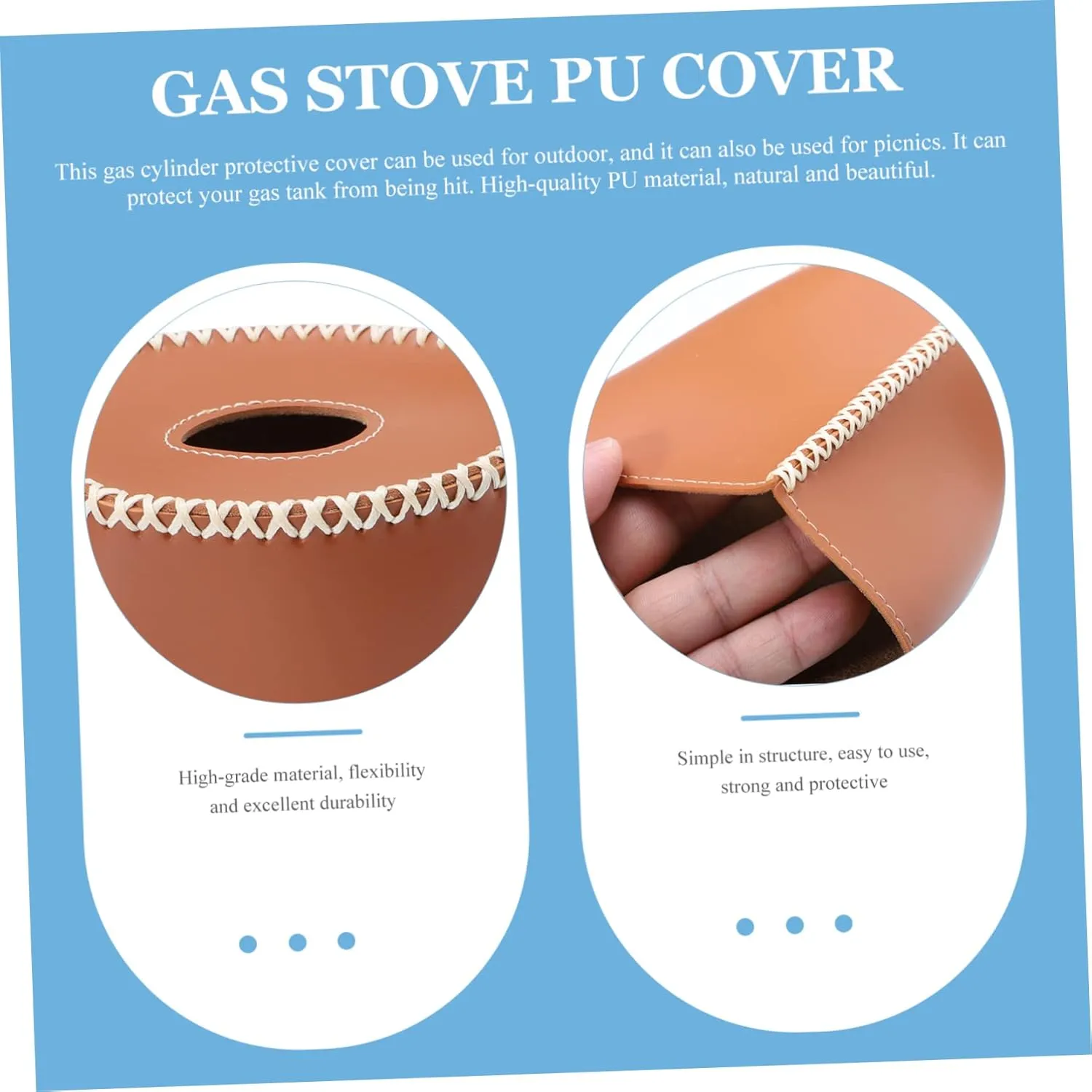 KESYOO Gas Tank Protector Camping Outdoor Waterproof Canister Propane Covers Can Gas Tank Protective Cover