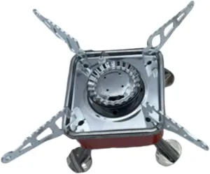 KICHOUSE Portable Outdoor Gas Stove Windscreen Windproof Camping Cooker Folding BBQ Grill for Camping Hiking