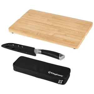 KingCamp - Bamboo Cutting Board With Knife