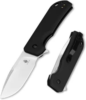 Kizer Nice Guy Pocket Folding Knife, 2.84" Nitro V Blade, Lightweight Sharp Camping and Hiking Knife, Tough Aluminium Handle, Liner Lock Flipper Knives V3011A2