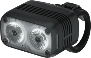 Knog Blinder Road 600 USB Rechargeable Bicycle Light - Powerful 400 Lumen Bike Headlight with Dual Spot & Flood LEDs, Waterproof, Lightweight 70g Design for Road Cycling Safety