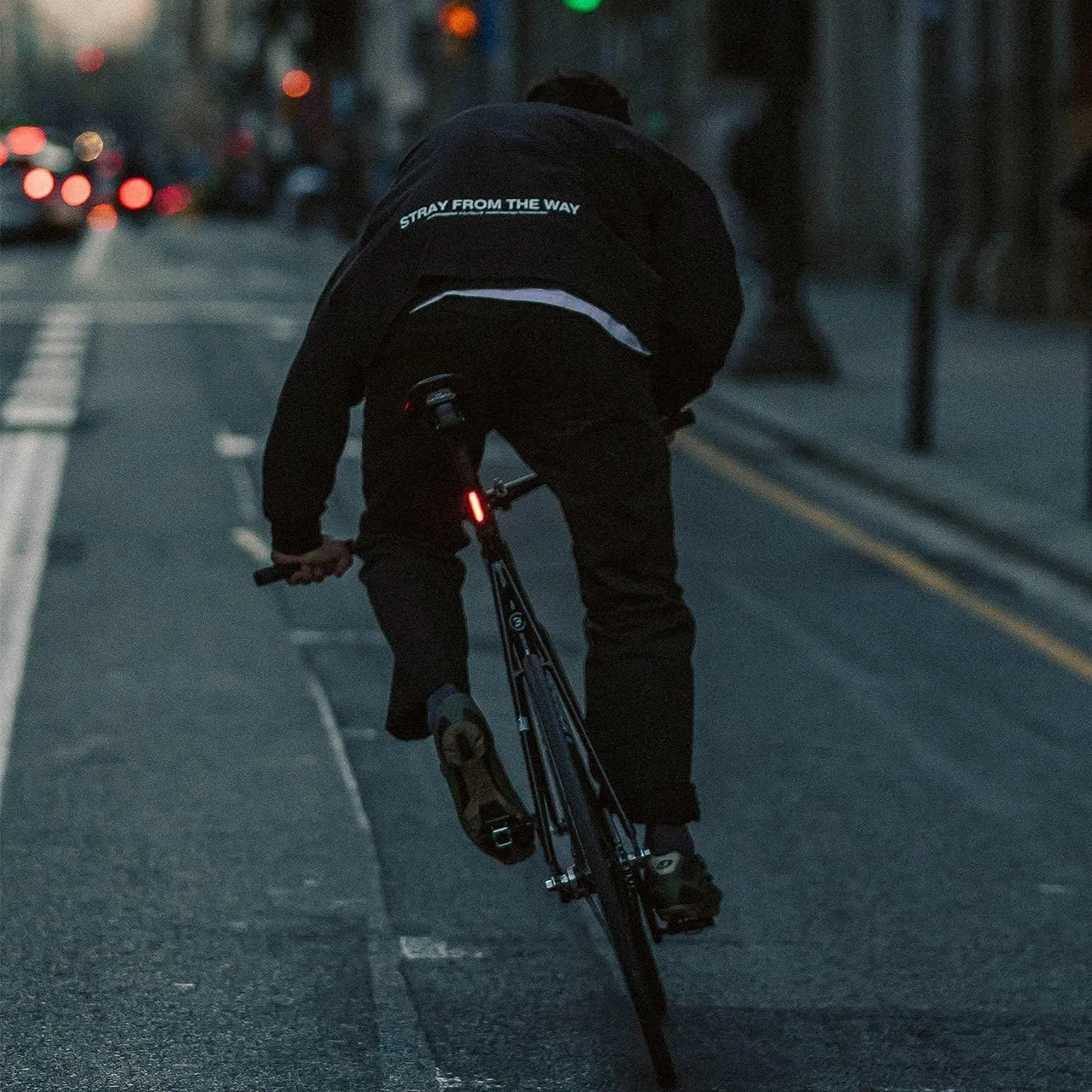 Knog Plus Bike Rear Light - LED Bike Taillight – Rear Light Mounts to Your Seat Post, Seat Stay or Clips on Clothing - USB Rechargeable, Waterproof, Ultralight Cycling Safety - Translucent