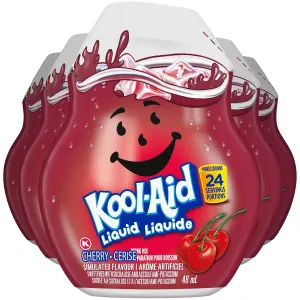 Kool-Aid Liquid Drink Mix, Cherry, 48mL (Pack of 12), Imported from Canada}