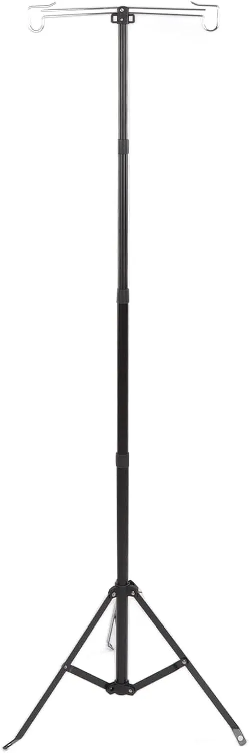 Lantern Stand with Base, Outdoor Camping Lamp Stand Pole, Camping Collapsible Tripod, Adjustable Lantern Pole for Outdoor Camping