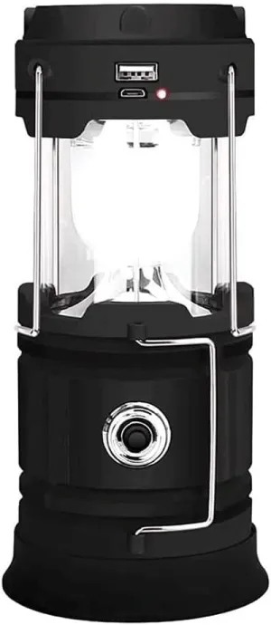 Lanterns, Camping Lantern, Solar Lantern Flashlights Charging for Phone, USB Rechargeable Led Camping Lantern, Collapsible & Portable for Emergency, Power Outage