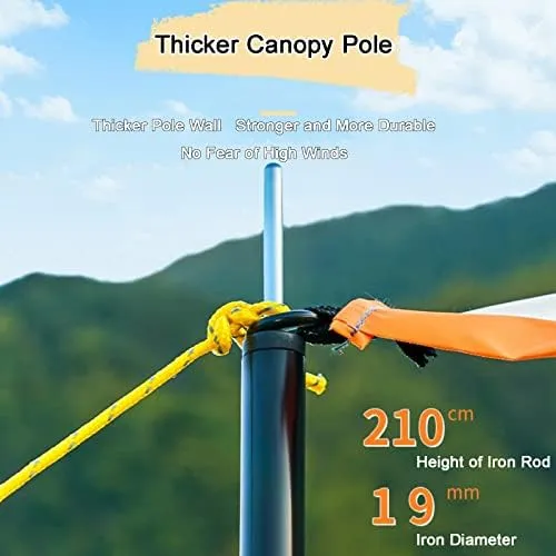 Large Family Tents for Camping 8-12 Person with Living Area, Portable Instant Tent with Removable Rainfly, Waterproof, Big Automatic Tent for Outdoor Hiking, Picnic, Gathering (KHA, Khaki