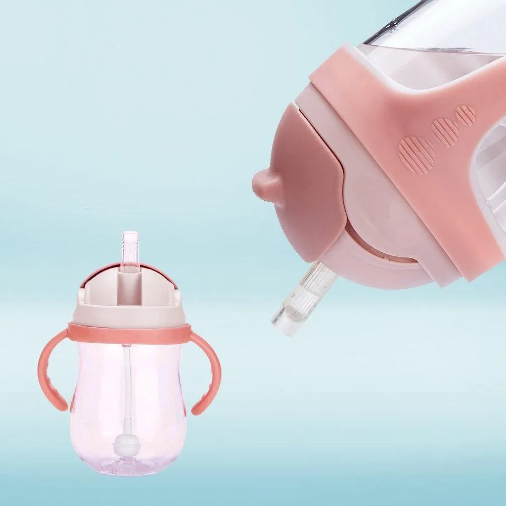 Leakproof Double Handle Silicone Baby Water Bottle 300ML