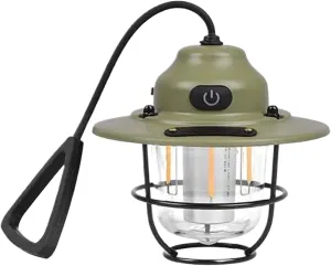 LED Camping Lantern, 4 Light Modes Rechargeable Hanging Camping Lights, Waterproof Sturdy Emergency Light Suitable for Garden Fishing and Hiking Emergencies, LED Camping Lantern, Camping Lights