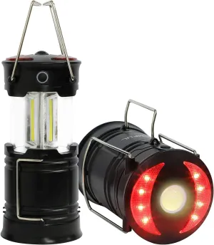 LED Camping Lantern,Solar Camping Lights Flashlights Collapsible,Portable IP65 Waterproof Emergency Lantern for Outdoor Camping Hiking