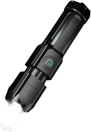 Led Camping Torch Flashlight High Power Rechargeable USaB Spotlight Zoom Lantern Built-in Bettery for Fishing Outdoor Waterproof