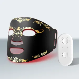 LED Light Therapy Mask, Red Light Therapy Mask for Face, Red, Blue & Infrared Light Therapy for Acne, Wrinkles Rechargeable,Portable skincare