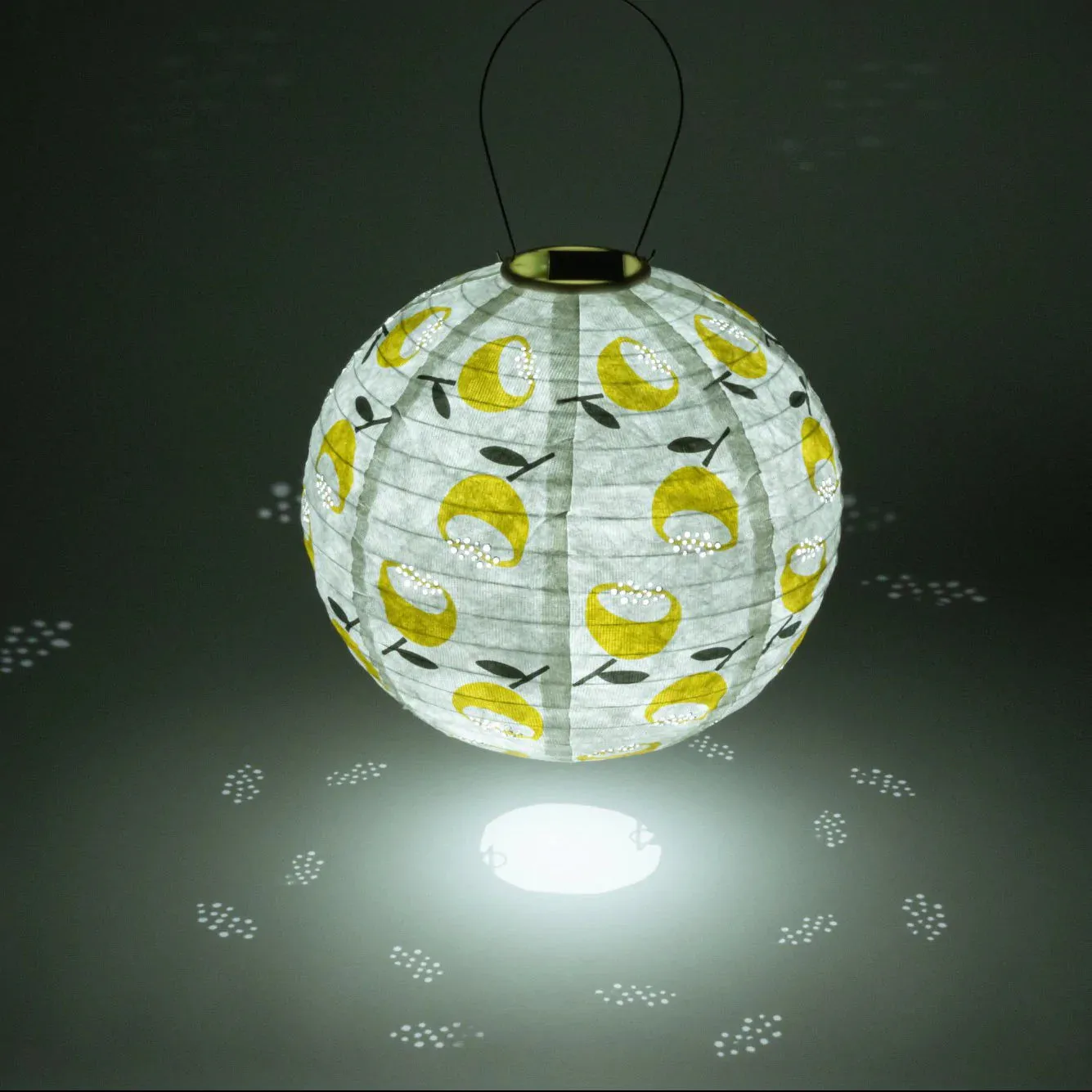 Lemon Poppy Solar Lantern