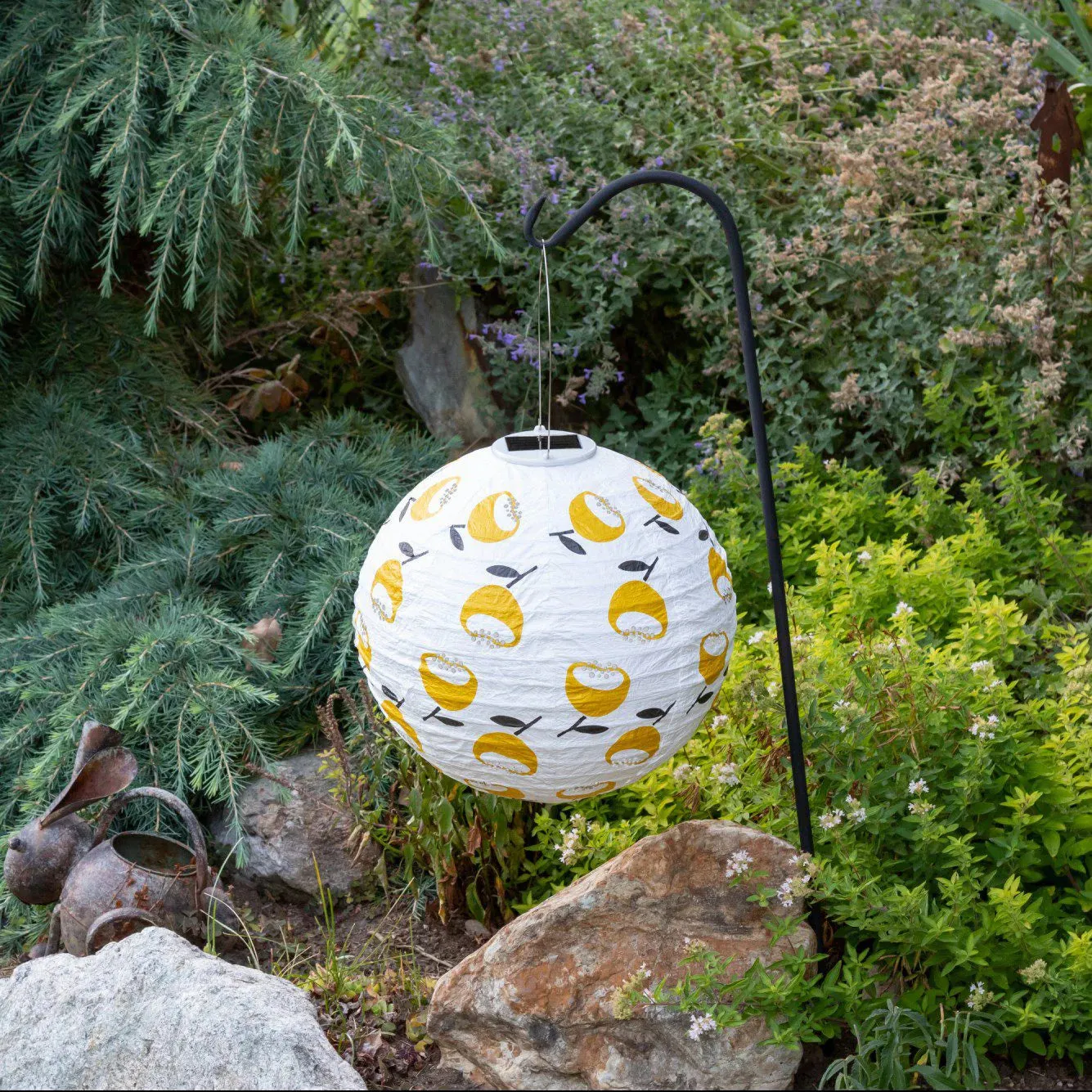 Lemon Poppy Solar Lantern