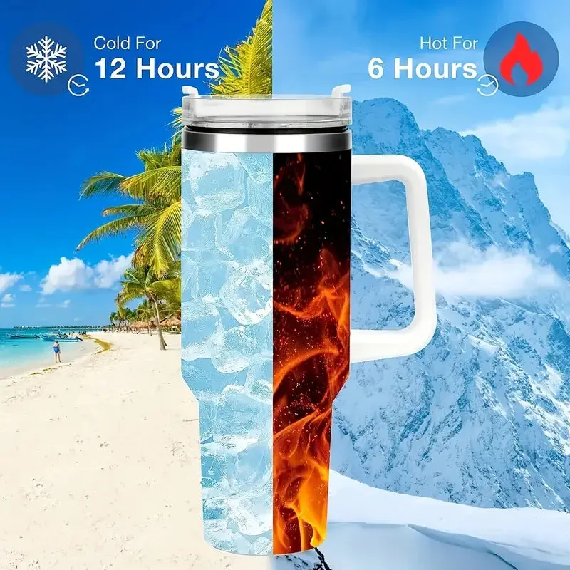 Leopard Luxe Bottle Insulated Tumbler : Stylish Durability
