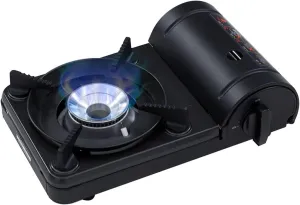 LHX Outdoor Windproof Stove Camping Portable Picnic Cassette Stove Gas Stove