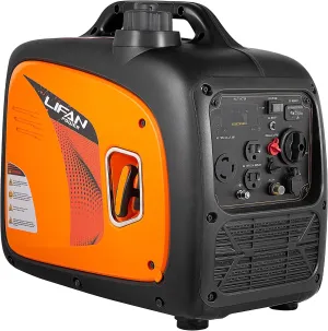 LIFAN 3500W Portable Inverter Generator, Gas Powered, Super Quiet, Electric Start, Portable Outdoor Generator for Home Backup, RV, Camping