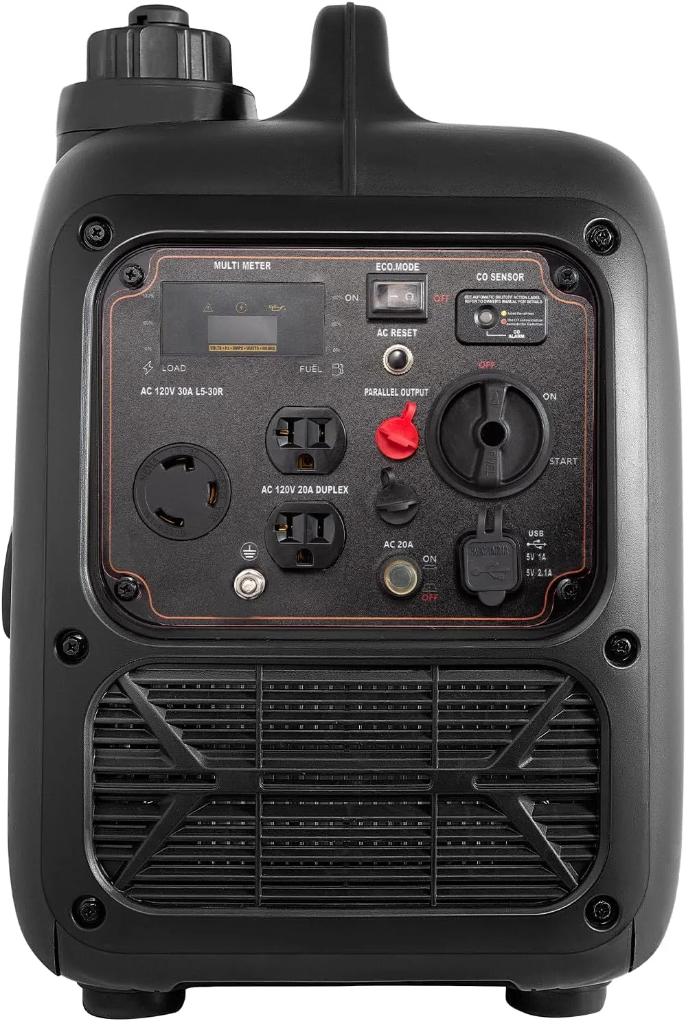 LIFAN 3500W Portable Inverter Generator, Gas Powered, Super Quiet, Electric Start, Portable Outdoor Generator for Home Backup, RV, Camping
