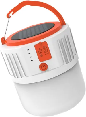 LIFKOME Multi-use Solar Camping Lantern Led Tent Light Rechargeable for Outdoor Activities Random Color