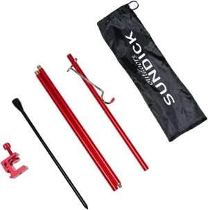 Light Stand Camping Portable Table Aluminum Brackets for Foldable Table Pole Stable Tent Accessory