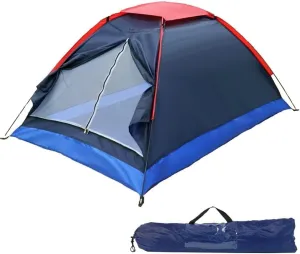 Lightweight 2 Person Camping Tent Durable Fiberglass Construction Camping Tent Two Piece Set Wilderness Camping Canopy for Hiking and Garden Facilitates