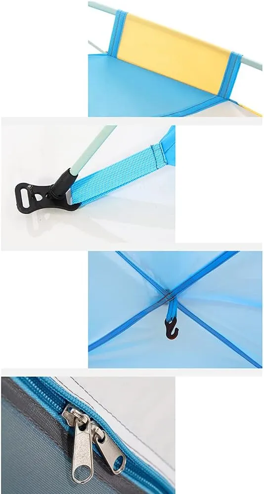 Lightweight Instant Pop Up Tent for 3 to 4 Person Automatic Opening Double Layer Portable Automatic Tent Family Camping Tent