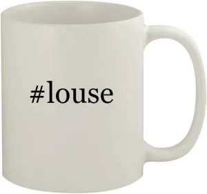 #louse - 11oz Ceramic White Coffee Mug, White