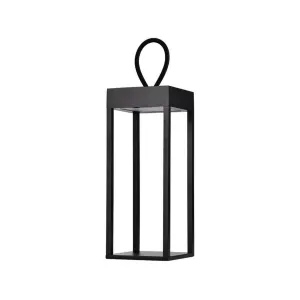Lumina Outdoor LED Lantern - Rechargeable and Dimmable | Black, White or Corten