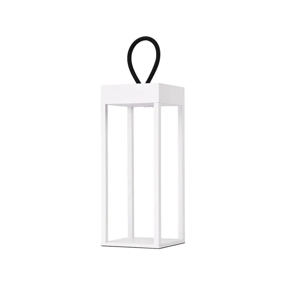 Lumina Outdoor LED Lantern - Rechargeable and Dimmable | Black, White or Corten