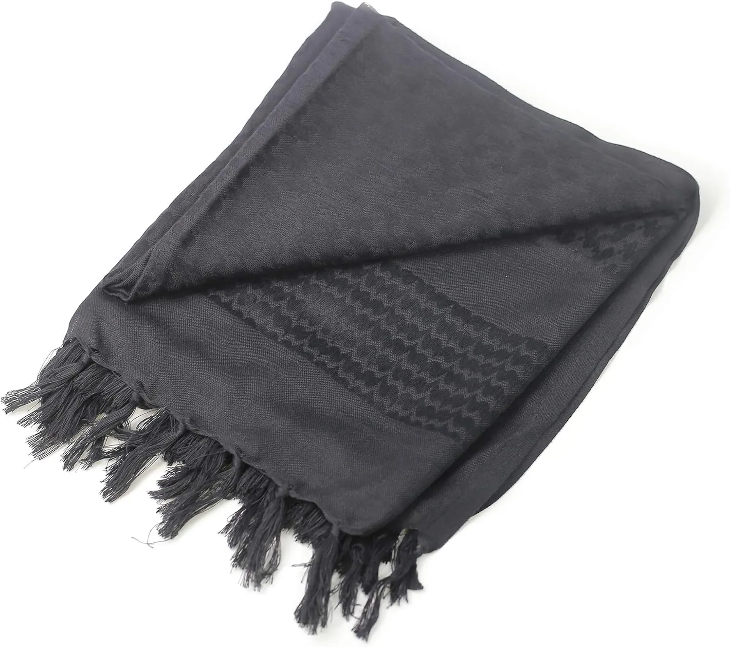 Luxns Military Shemagh Tactical Desert Scarf / 100% Cotton Keffiyeh Scarf Wrap for Men And Women