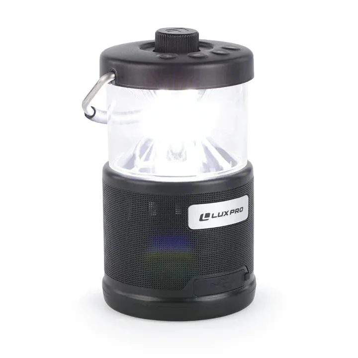 LUXPRO Rechargeable 572 Lumen Lantern with Bluetooth Speaker